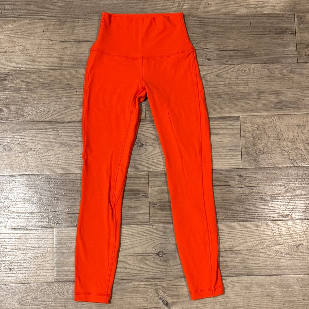 lululemon athletica High-Rise Bright Orange Leggings
